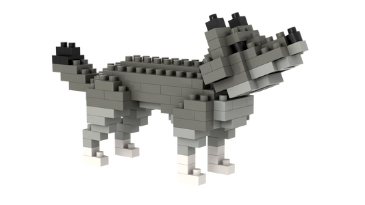 BRIXIES Wolf Dunkelgrau