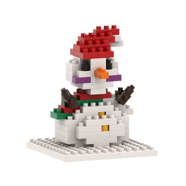 BRIXIES Postkarte Schneemann 2023 Edition