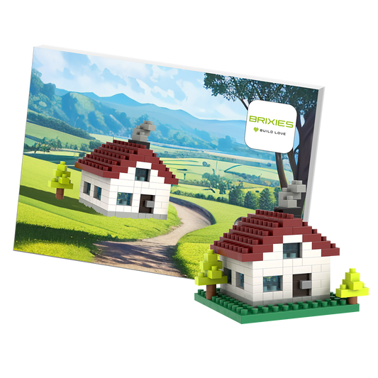 BRIXIES Postkarte Haus