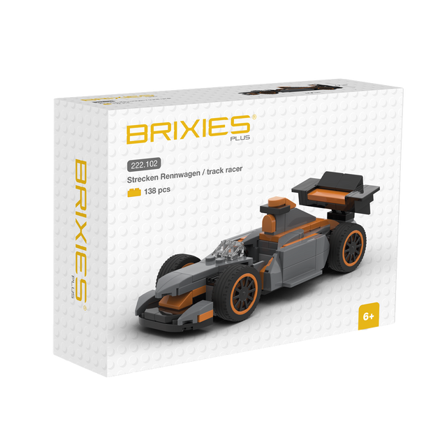 BRIXIES Plus Mini Strecken Rennwagen / Mini Track Racer