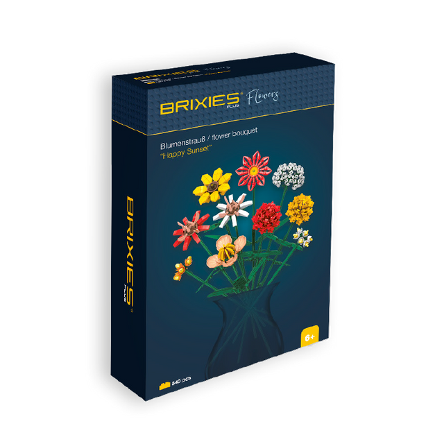 BRIXIES Plus Blumenstrauss Happy Sunset