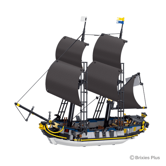 BRIXIES Plus Piraten Schiff groß