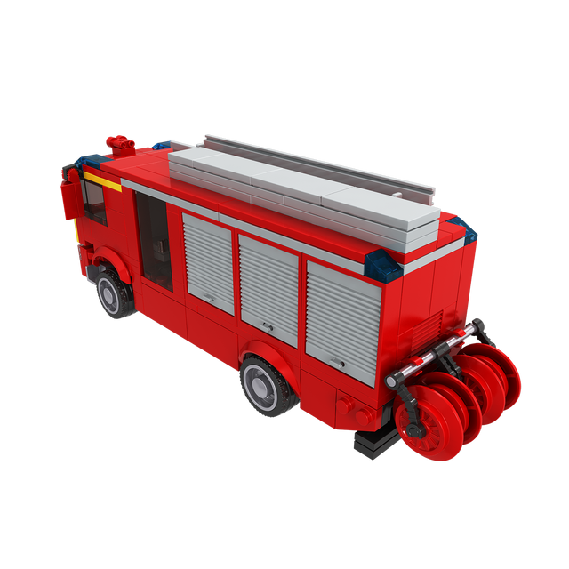 BRIXIES Plus Feuerwehr Löschfahrzeug / Fire engine