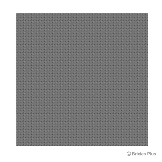 BRIXIES Plus Basis Platte Grau 50 x 50 Noppen