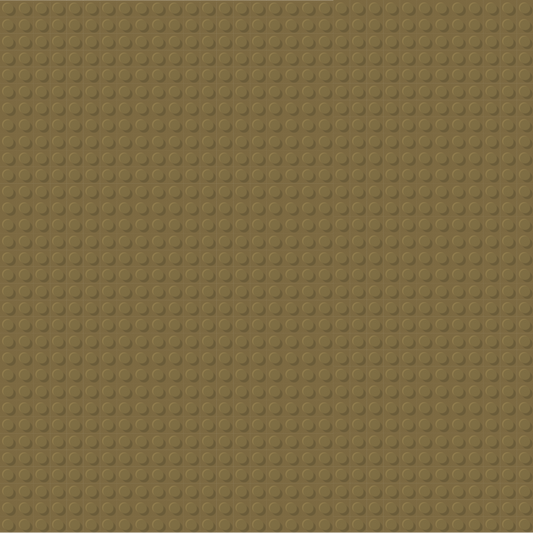 BRIXIES Plus Basis Platte dunkelbraun 32 x 32 Noppen