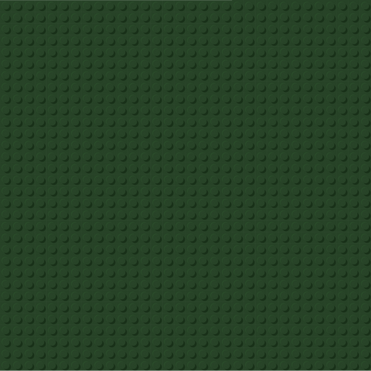 BRIXIES Plus Basis Platte dunkelgün 32 x 32 Noppen