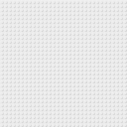 BRIXIES Plus Basis Platte transparent 32 x 32 Noppen