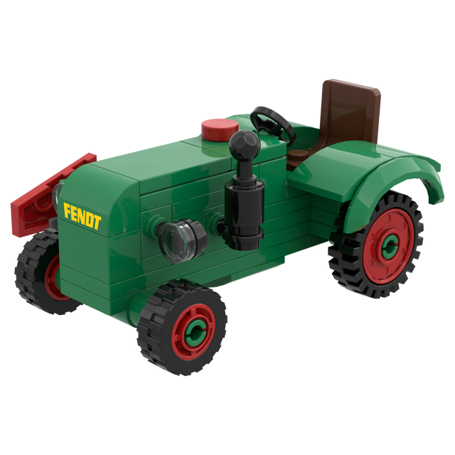 BRIXIES Plus Fendt Dieselross F28 (mit Mähbalken) Classic Club Collection
