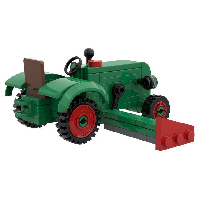 BRIXIES Plus Fendt Dieselross F28 (mit Mähbalken) Classic Club Collection