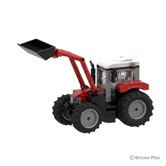 BRIXIES Plus Massey 5S mit Frontlader - 1:32
