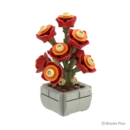 BRIXIES Plus Mini Blume "Sunset"