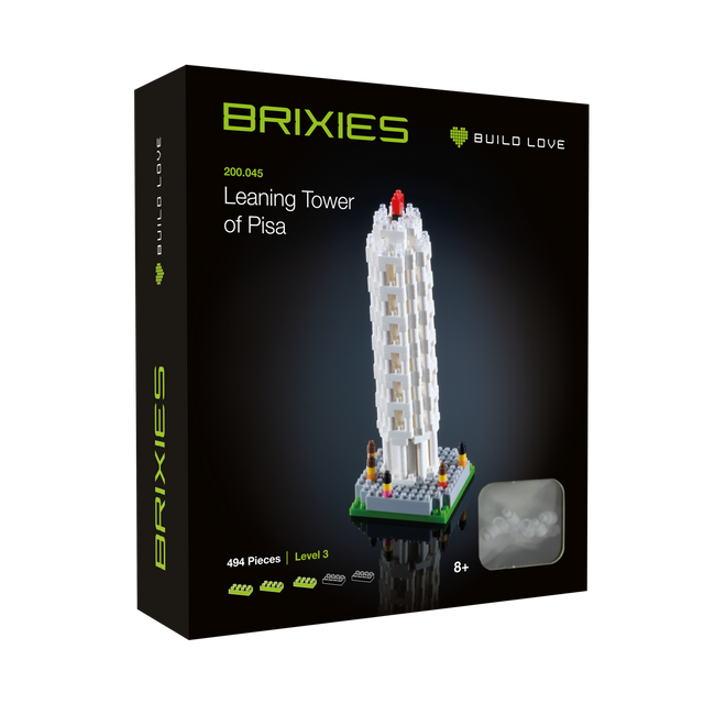 BRIXIES Schiefer Turm von Pisa