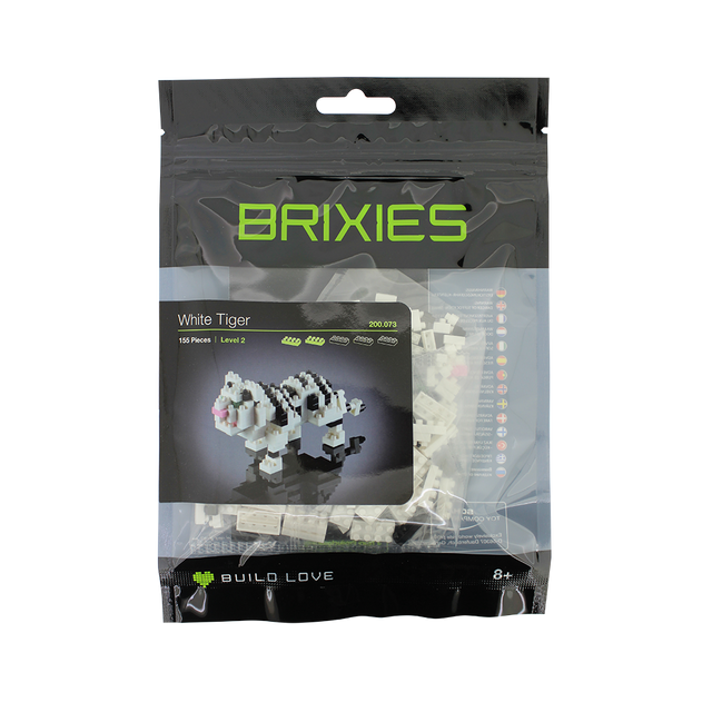 BRIXIES Weißer Tiger