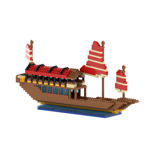 BRIXIES Großes Drachenboot