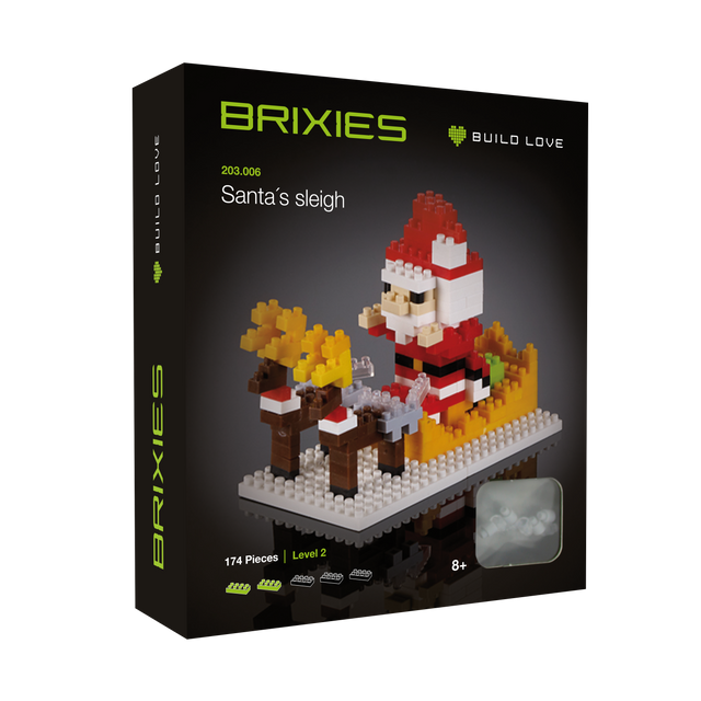 BRIXIES Weihnachtsschlitten