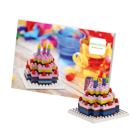 BRIXIES Postkarte Geburtstagskuchen