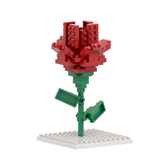 BRIXIES Postkarte Blume