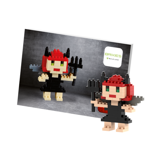 BRIXIES Postkarte Teufel