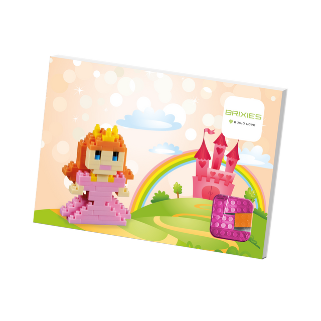 BRIXIES Postkarte Prinzessin