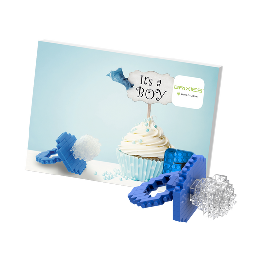 BRIXIES Postkarte Baby Junge