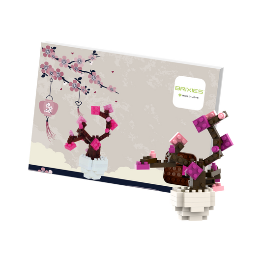 BRIXIES Postkarte Kirschbaum