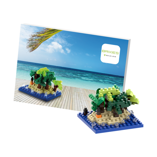 BRIXIES Postkarte Happy Holiday