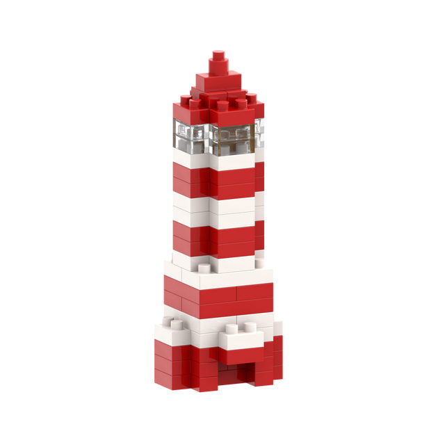 BRIXIES Postkarte Leuchtturm