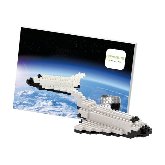 BRIXIES Postkarte Raumfähre