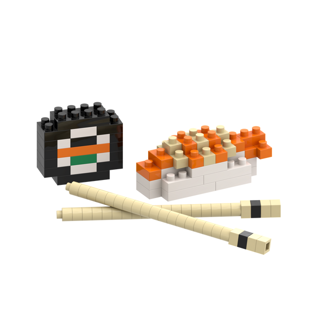BRIXIES Postkarte Sushi
