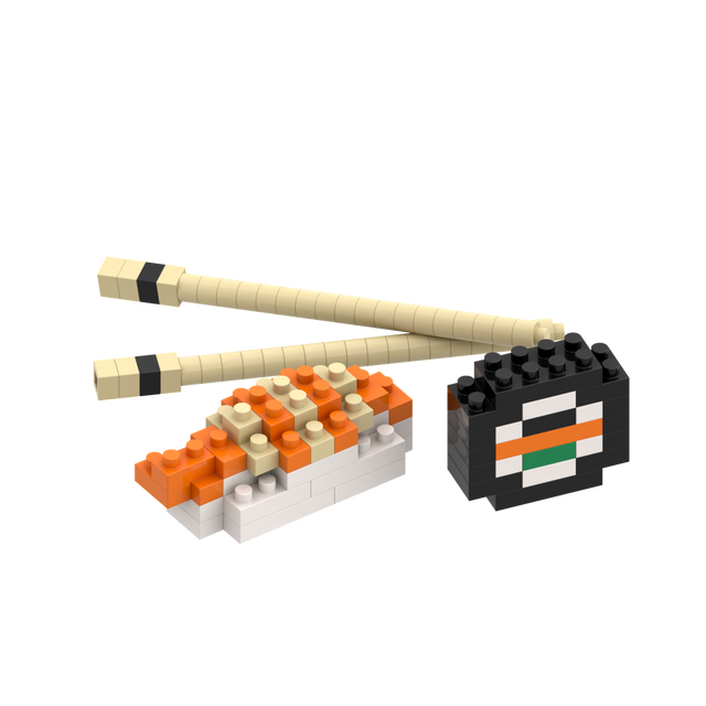BRIXIES Postkarte Sushi