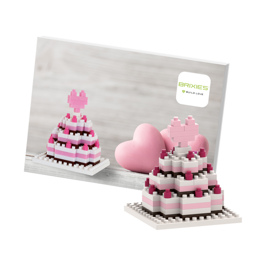 BRIXIES Postkarte Hochzeitstorte