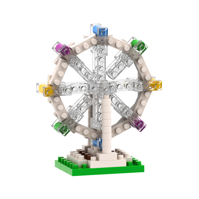 BRIXIES Postkarte Riesenrad