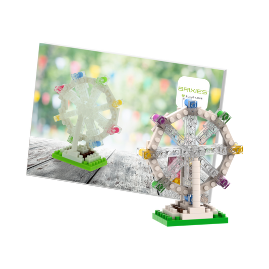 BRIXIES Postkarte Riesenrad