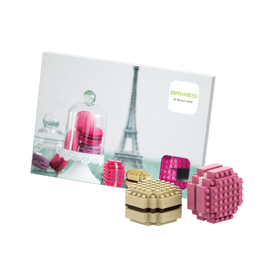 BRIXIES Postkarte Macarons