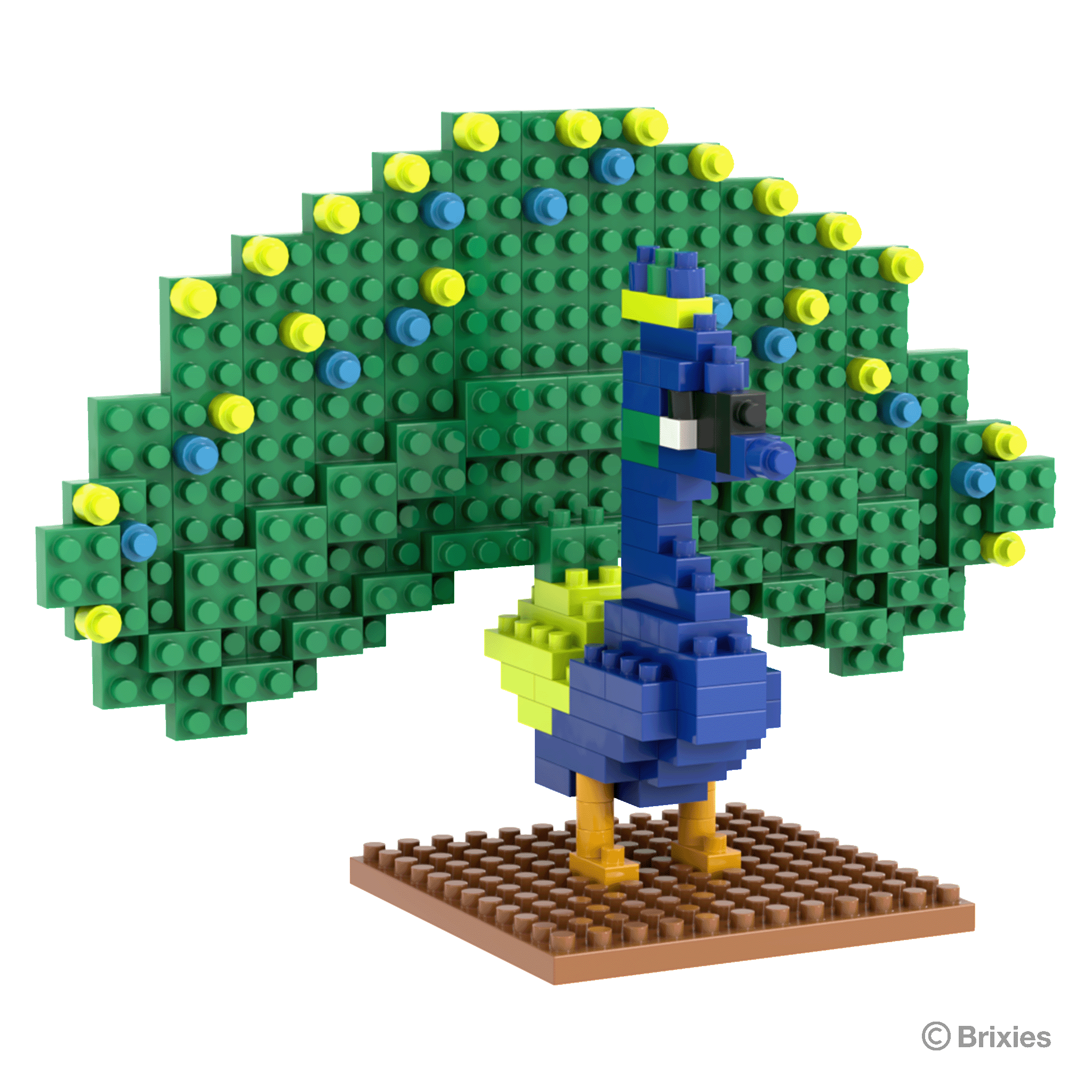 BRIXIES Peacock