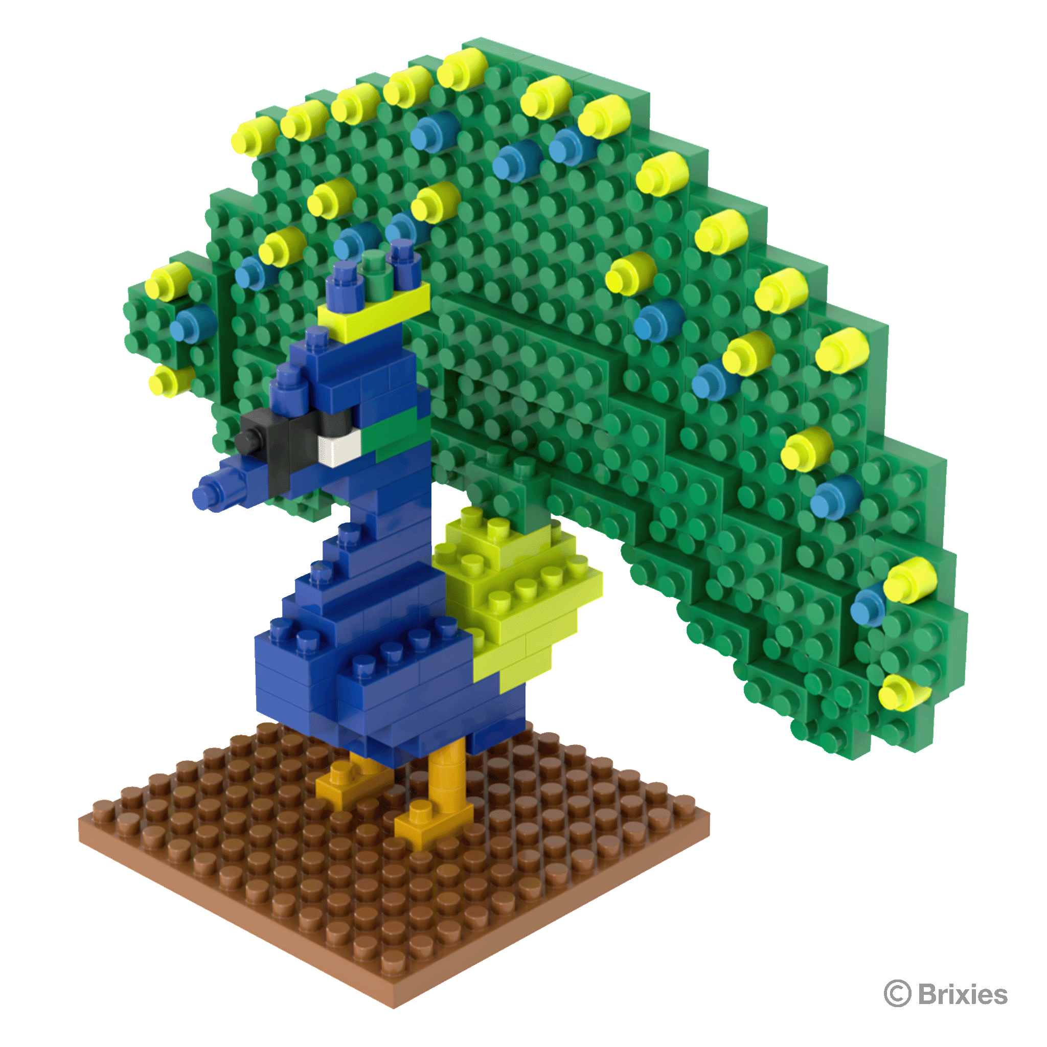 BRIXIES Peacock