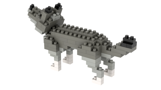 BRIXIES Wolf Dunkelgrau