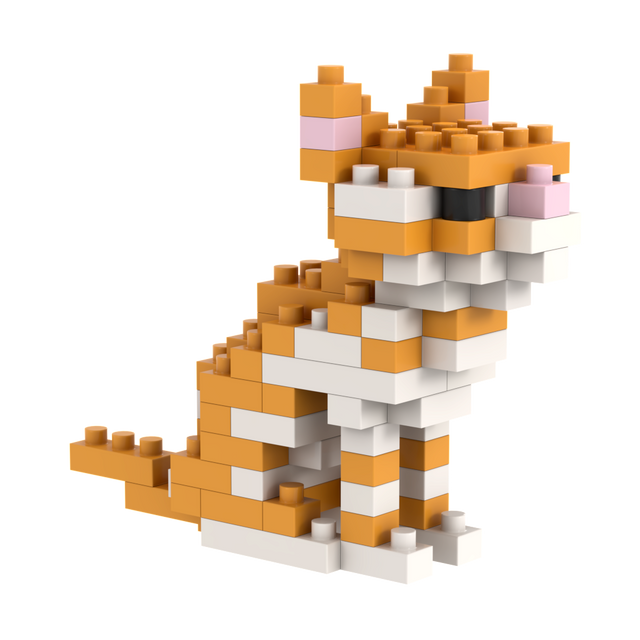 BRIXIES Katze Sitzend