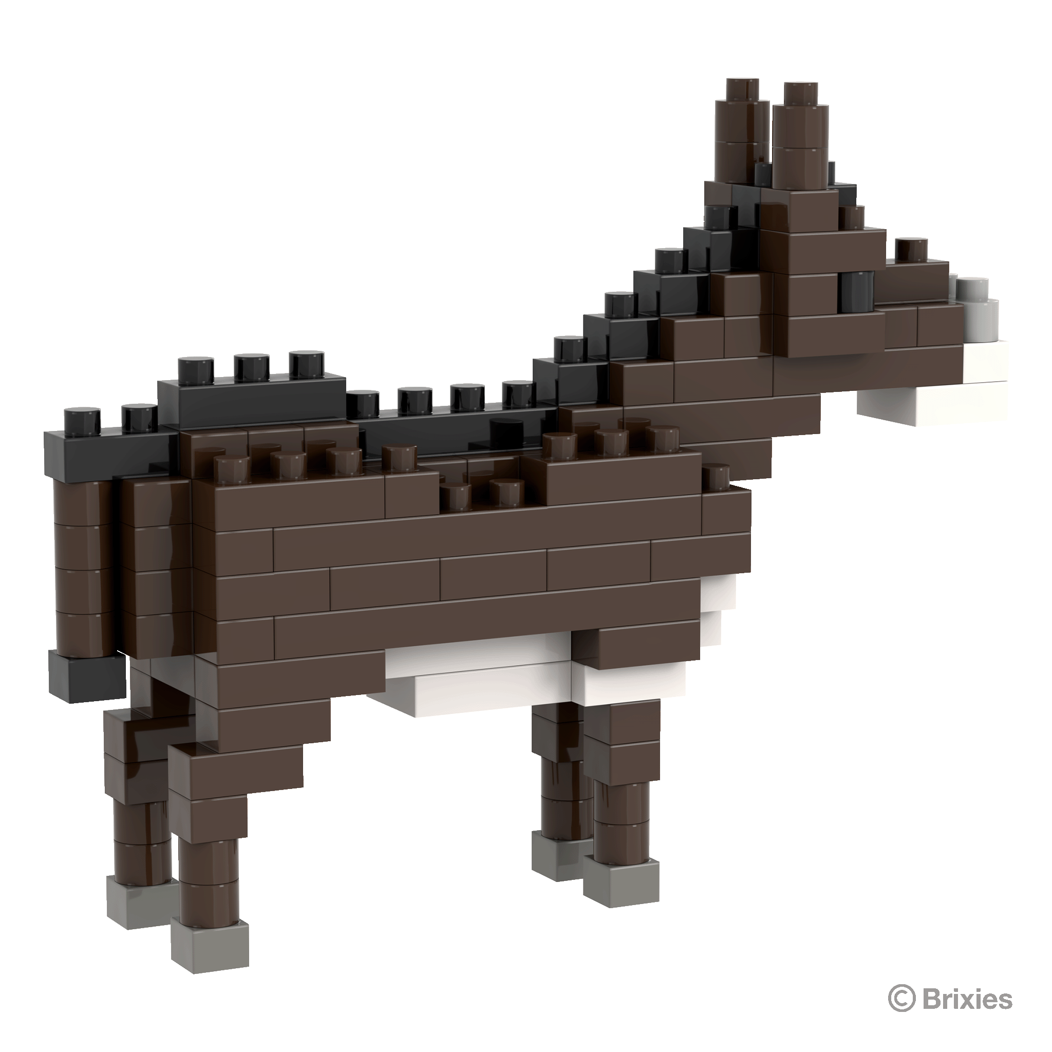 BRIXIES Esel braun / Brown donkey