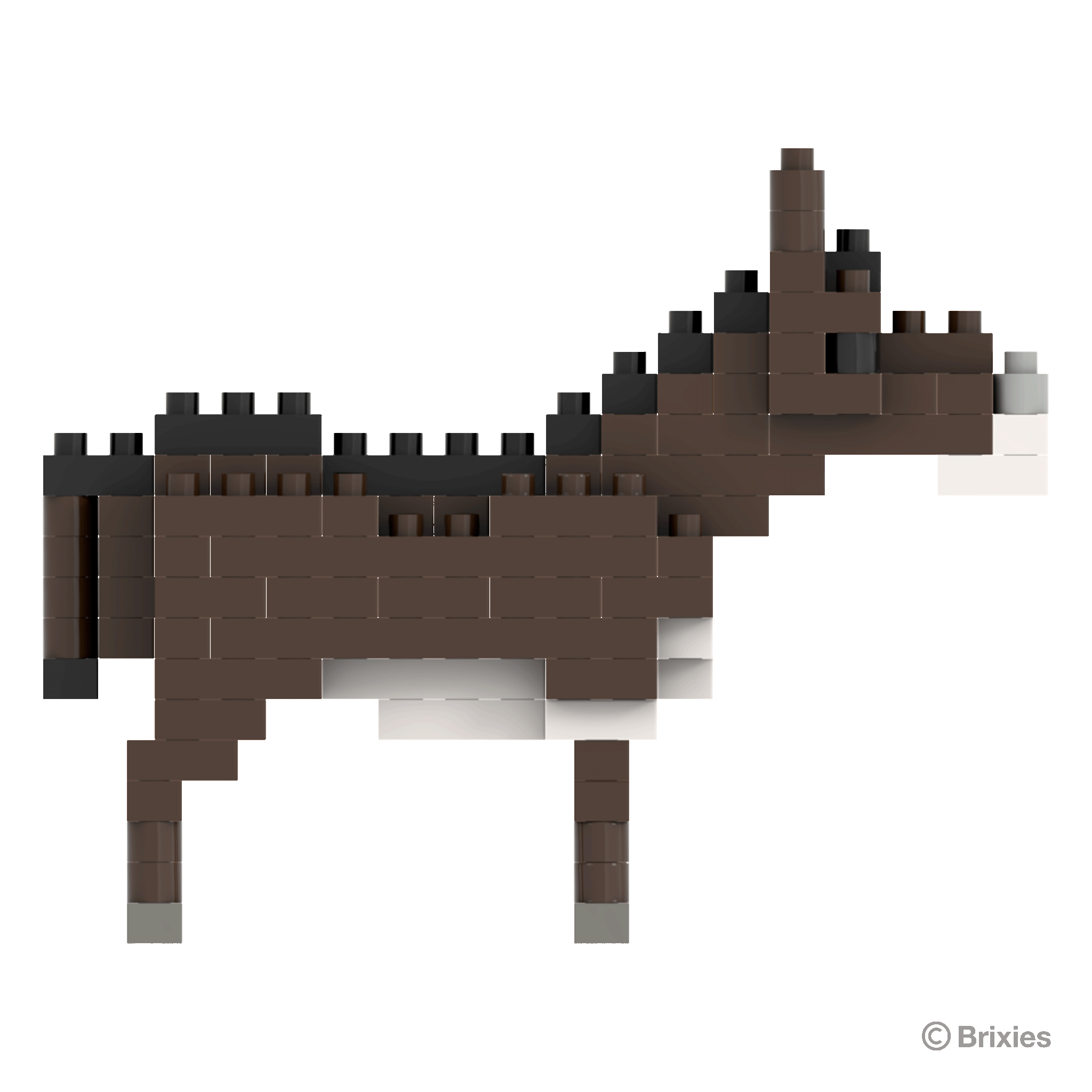 BRIXIES Esel braun / Brown donkey