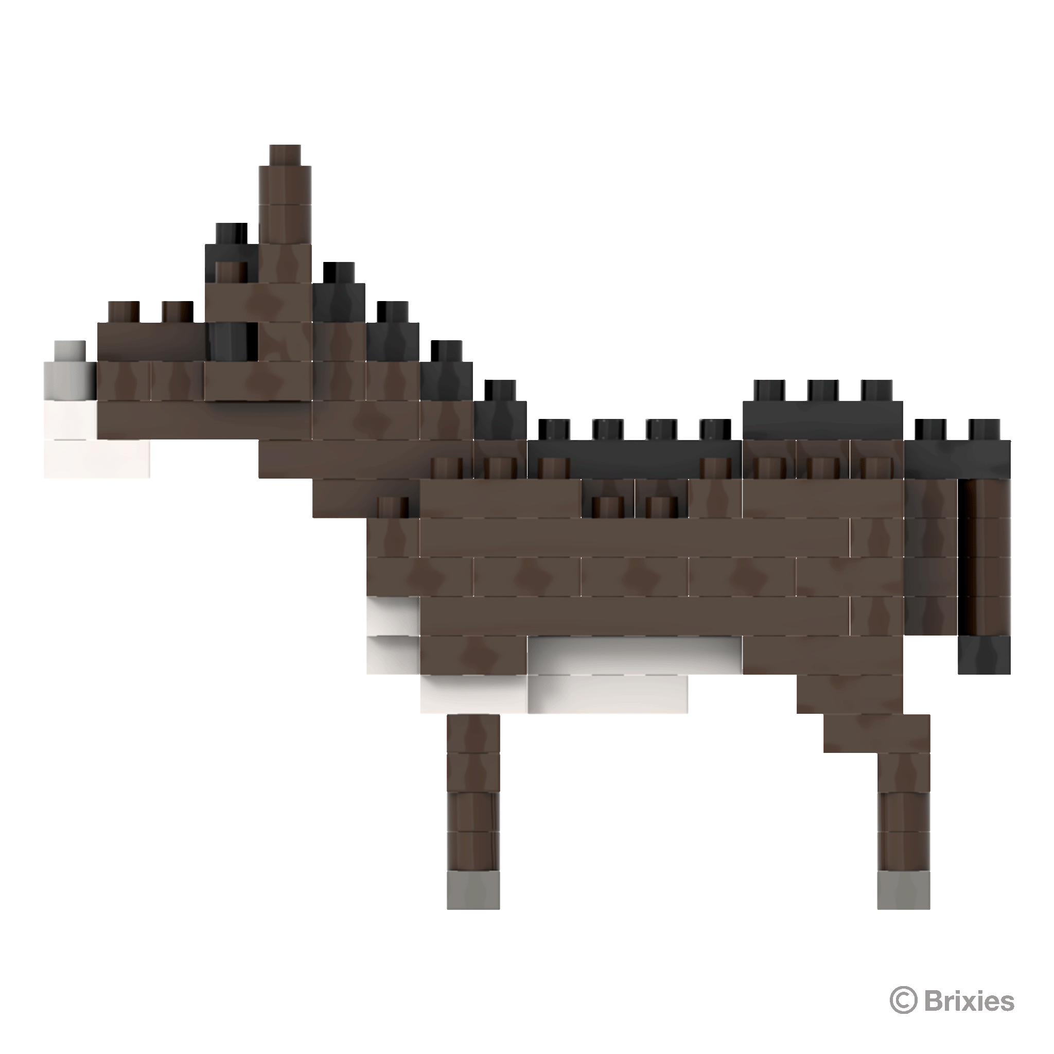 BRIXIES Esel braun / Brown donkey