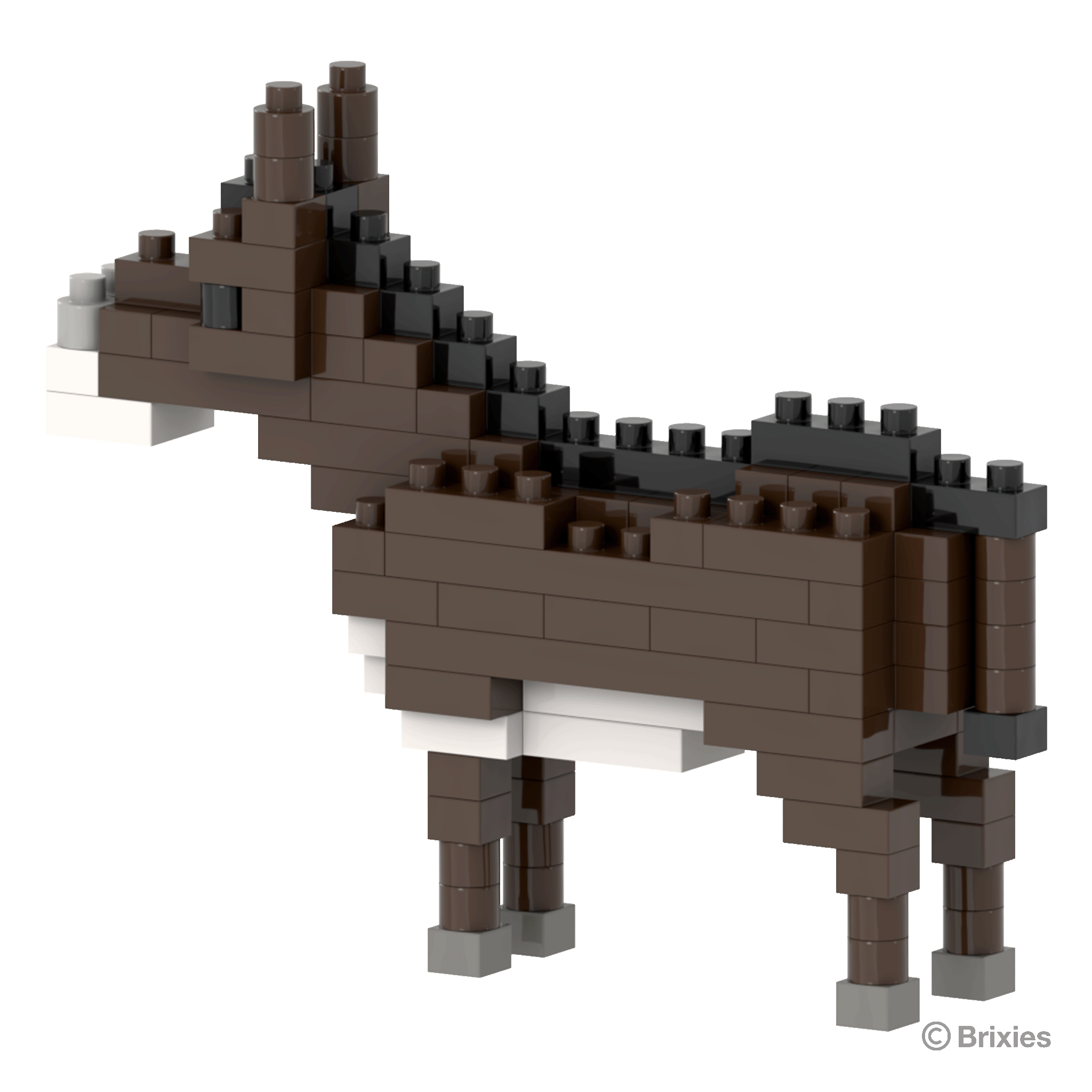 BRIXIES Esel braun / Brown donkey
