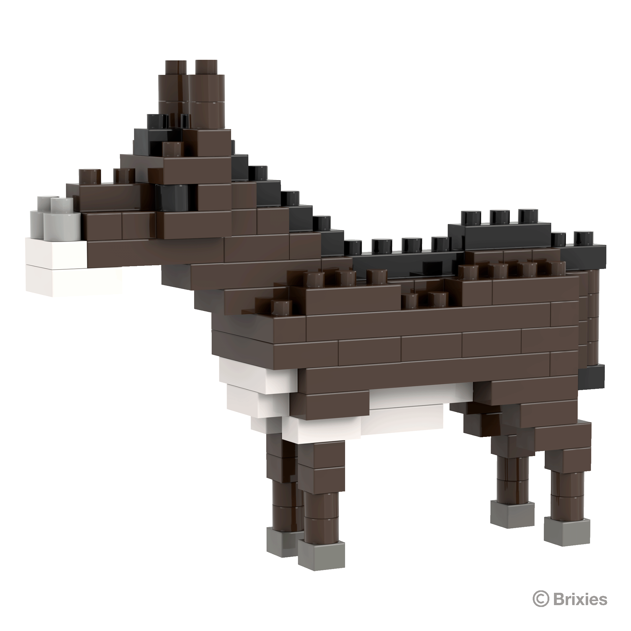 BRIXIES Esel braun / Brown donkey
