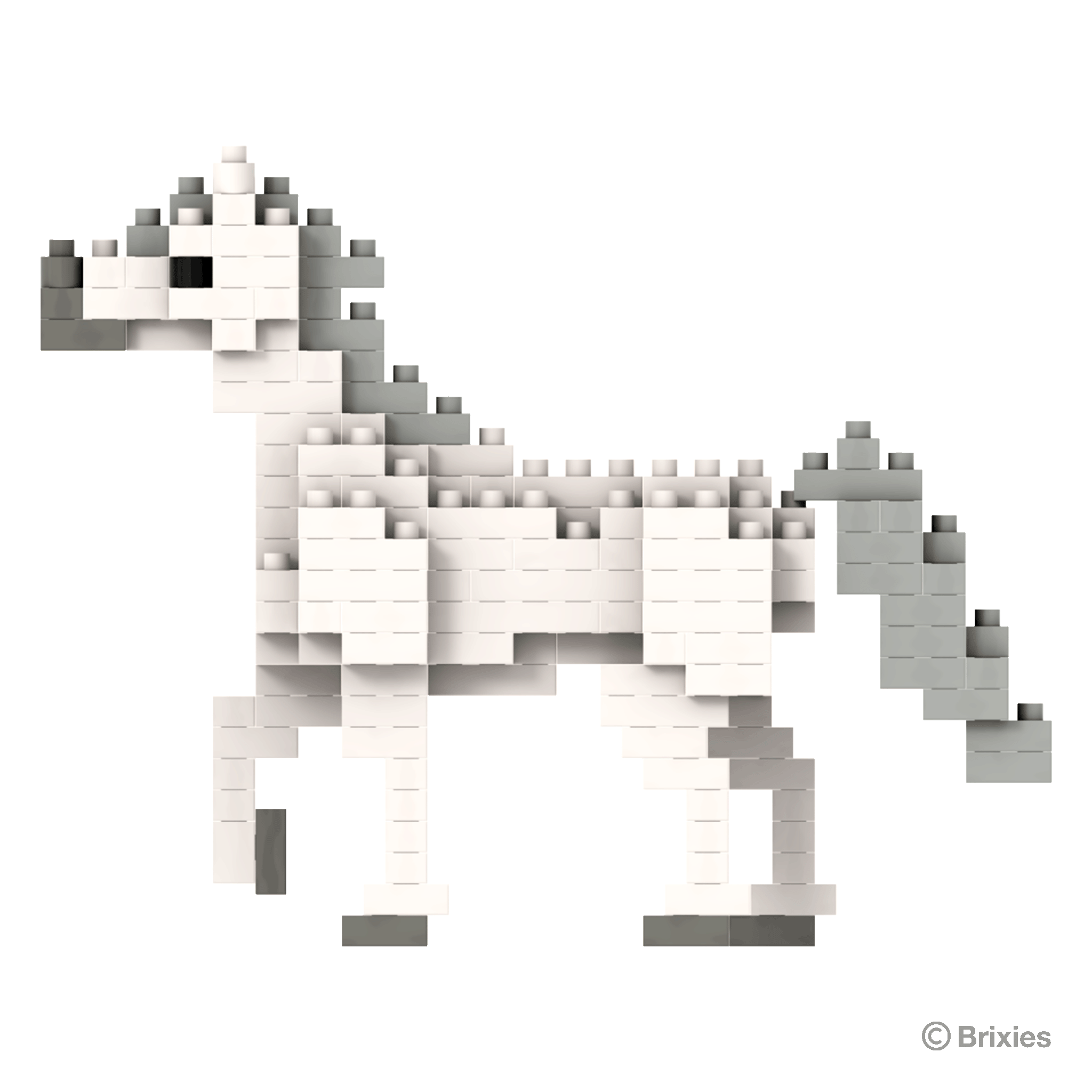 BRIXIES Pferd weiß / White horse