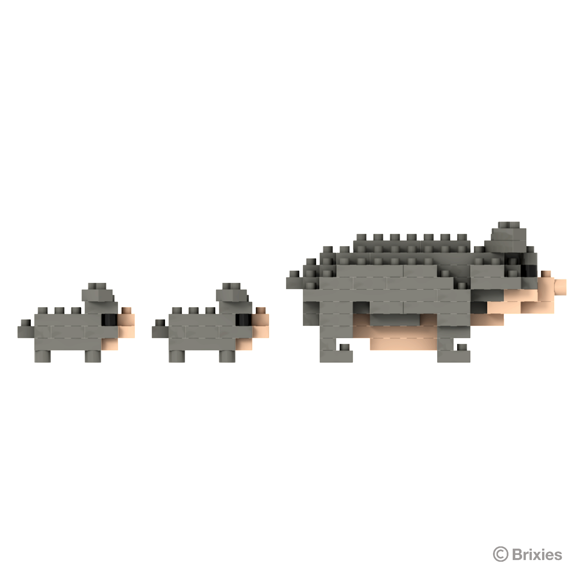 BRIXIES Hängebauchschwein / pot-bellied pig