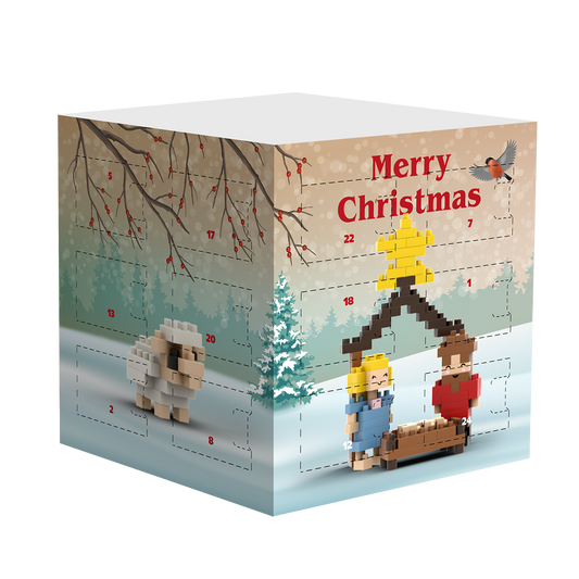 BRIXIES Adventskalender Krippe