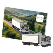 BRIXIES Postkarte LKW