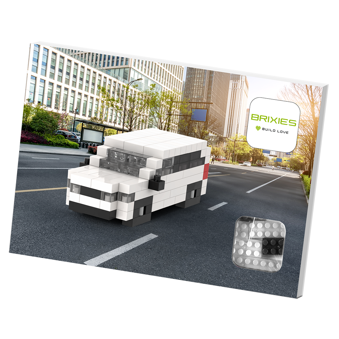 BRIXIES Postkarte Auto