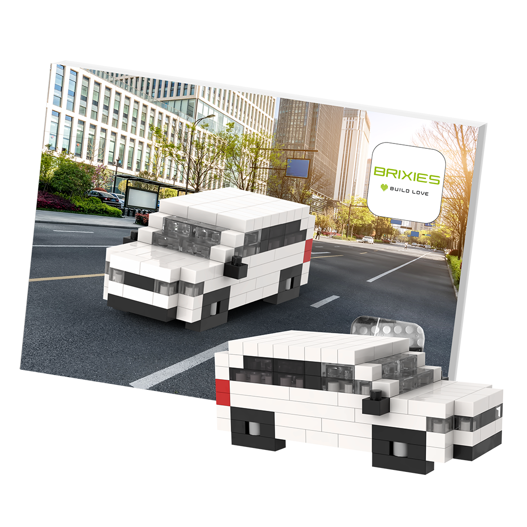 BRIXIES Postkarte Auto
