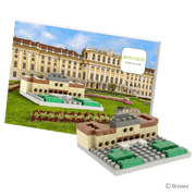 BRIXIES Postkarte Schloss Schönbrunn/  Schönbrunn Palace